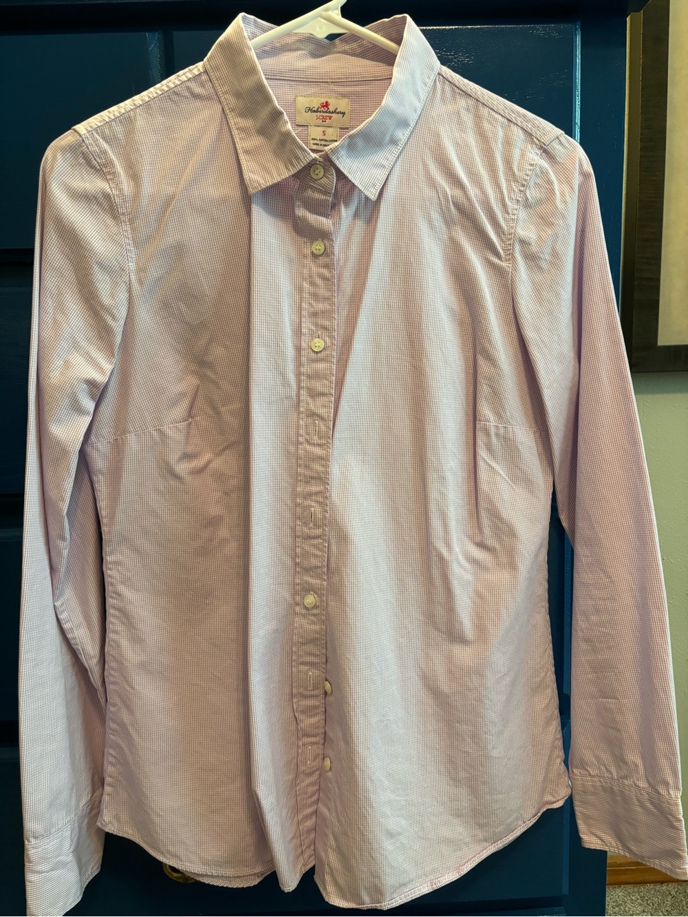 J. Crew Womens Button-Front Dress Shirt in Light Lavender